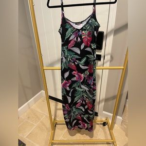 Husky Ary printed dress, black